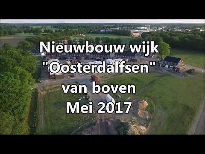 Nieuwbouw “Oosterdalfsen”van boven. (video)