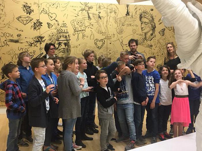 Kunsttentoonstelling op de A. Baron van Dedemschool - Foto: Eigen geleverde foto