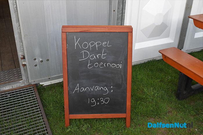 Het 1ste Damovo koppel dart toernooi was zeer geslaagd - Foto: Johan Bokma