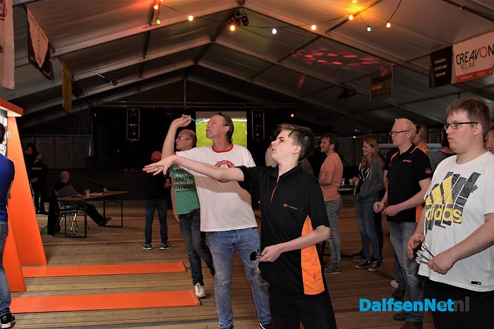 Het 1ste Damovo koppel dart toernooi was zeer geslaagd - Foto: Johan Bokma