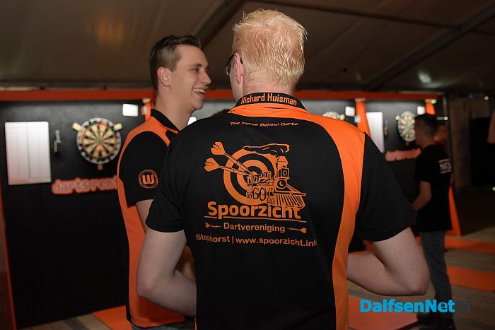 Het 1ste Damovo koppel dart toernooi was zeer geslaagd - Foto: Johan Bokma