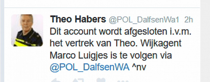 Theo heeft er nu echt een punt achter gezet