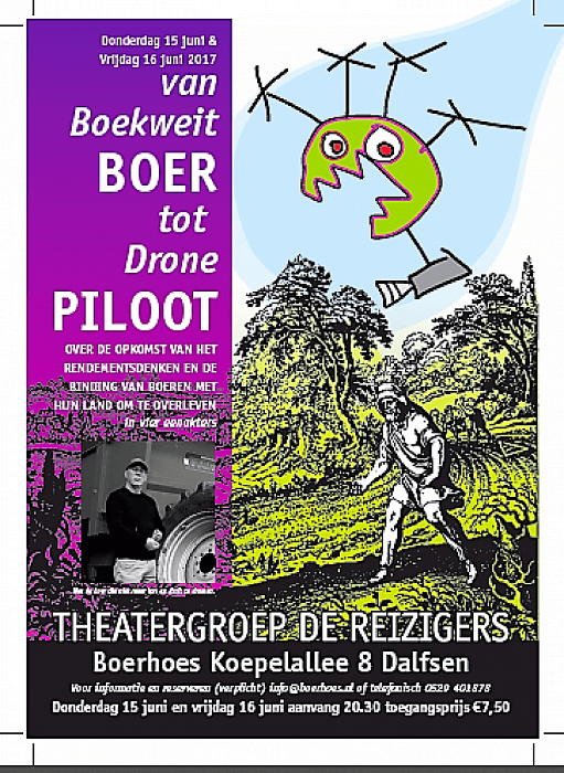 Theatervoorstelling ‘Van boekweitboer tot dronepiloot’ - Foto: Eigen geleverde foto