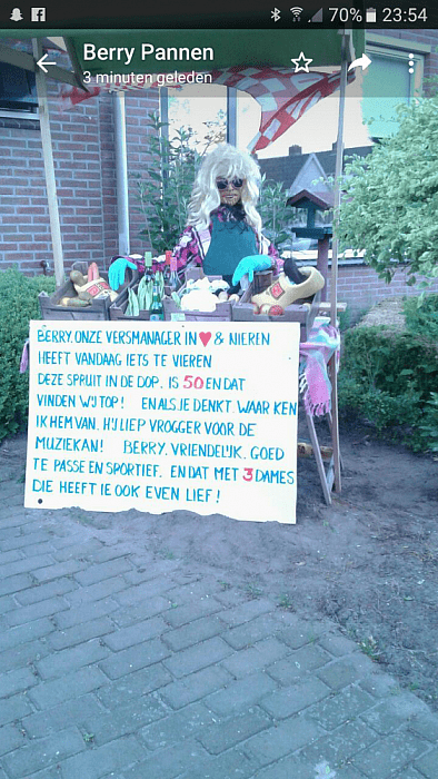 Berry Pannen 50 jaar - Foto: Eigen geleverde foto