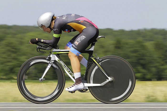 Brons voor Loes Adegeest bij NK tijdrijden elite - Foto: Eigen geleverde foto