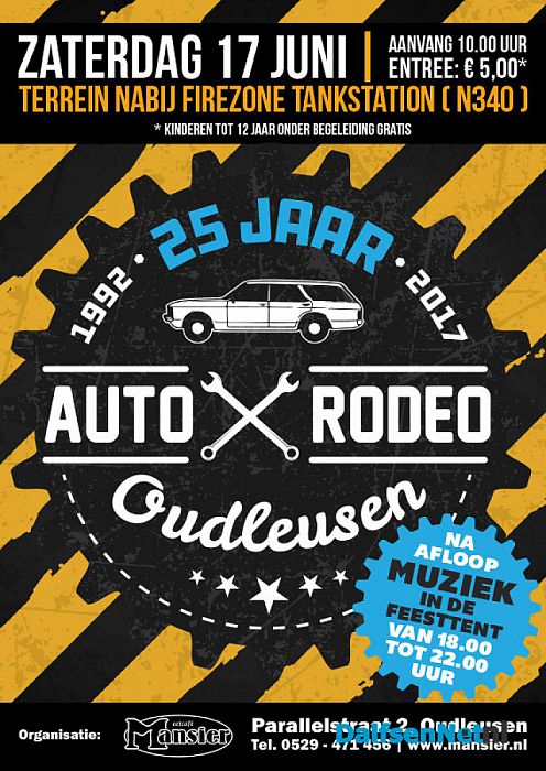 Feestelijke editie autorodeo Oudleusen - Foto: Ingezonden foto