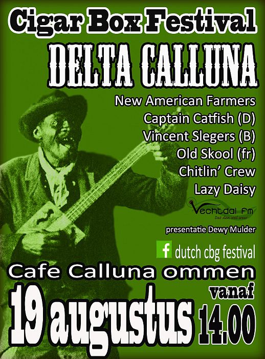 Delta Calluna Cigar box guitar festival - Foto: Eigen geleverde foto