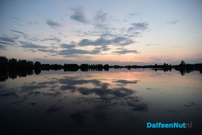 Zonsondergang Marshoek Dalfsen 21-06-2017 - Foto: Johan Bokma