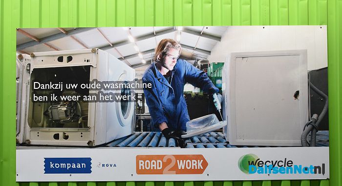Recyclen en werk gaan hand in hand - Foto: Johan Bokma