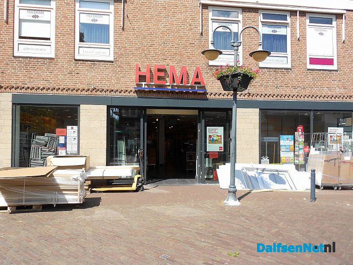 De Hema is aan het verbouwen