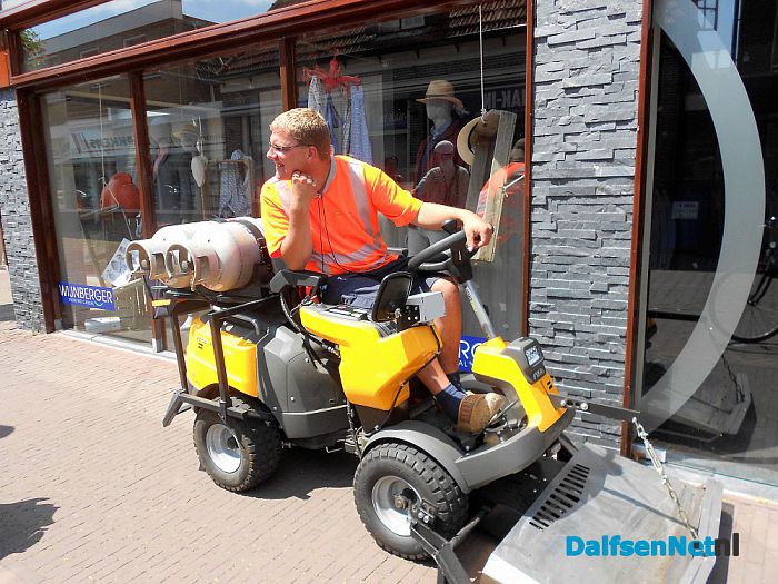 Grasmaaien in de Prinsenstraat?