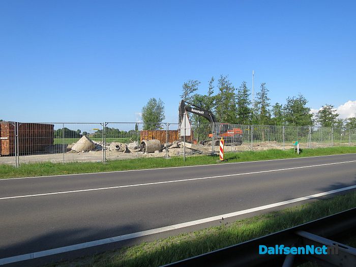 Tankstation reeds gesloopt - Foto: Wim