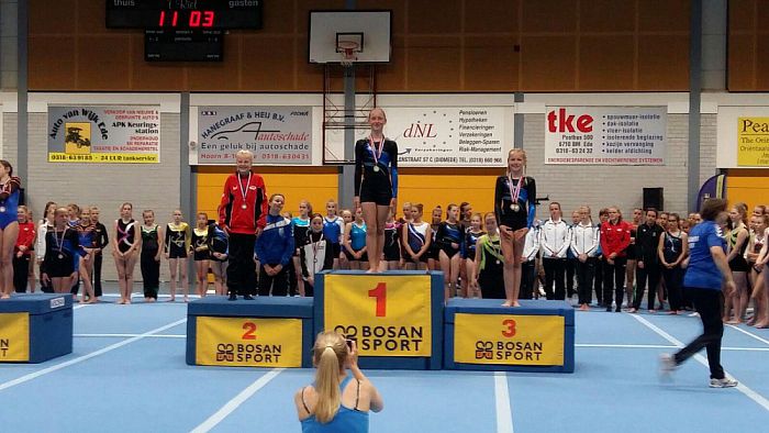 Medailleregen voor GVN turnsters - Foto: Eigen geleverde foto