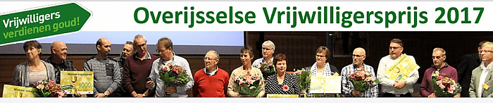 Stem op de vrijwilligersprijs van Overijssel
