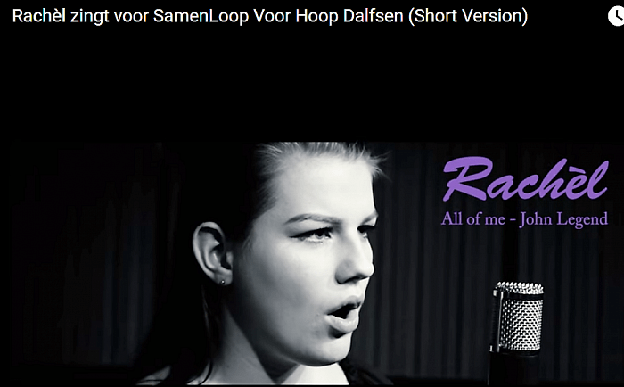 Rachel zingt voor SLVH Dalfsen - Foto: Eigen geleverde foto