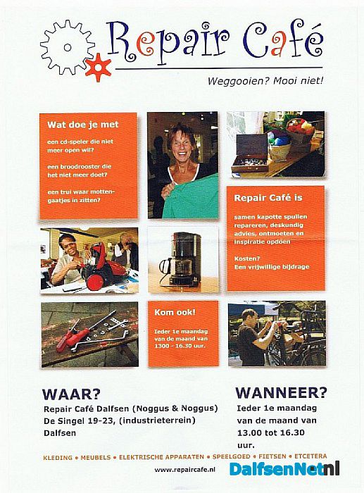 Vanmiddag weer Repair-Café-Dalfsen