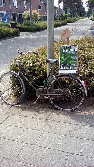 Delta calluna promo fiets ontvreemd - Foto: Eigen geleverde foto