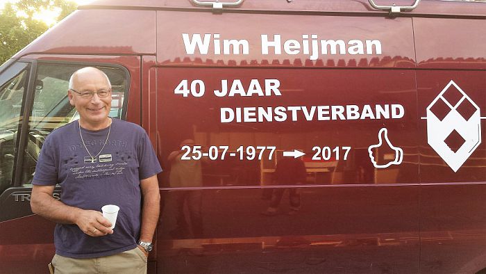40 jaar dienstverband Wim Heijman bij Van der Horst Bongers - Foto: Eigen geleverde foto