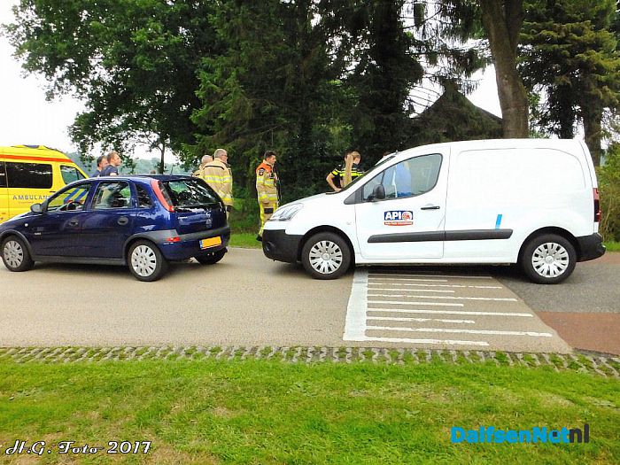 Kop / staart botsing Welsummerweg. - Foto: H.G. Foto