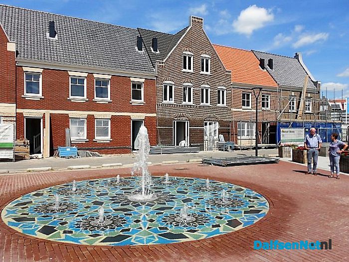 Voortgang van de bouw in het Waterfront