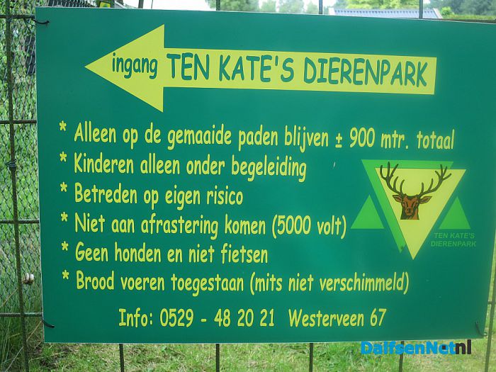 Dierenpark van Ten Kate in Nieuwleusen - Foto: Wim
