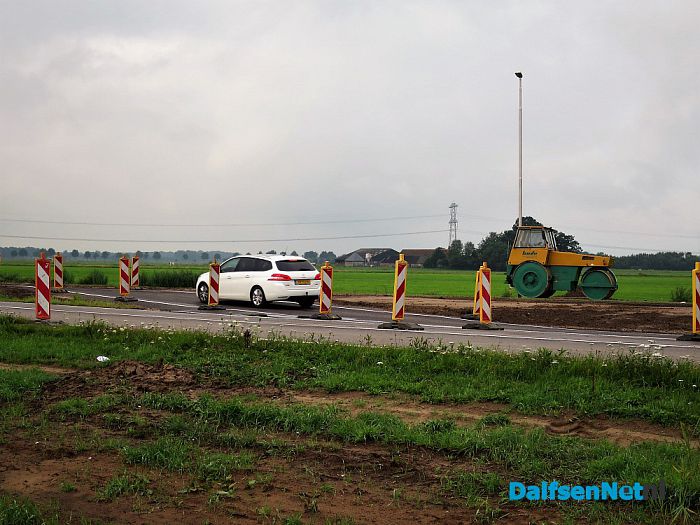 Het kruispunt in de RW35 bij Hoonhorst is gereed - Foto: Wim