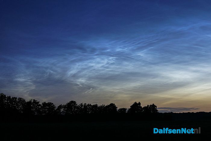 Lichtende nachtwolken - Foto: Ingezonden foto