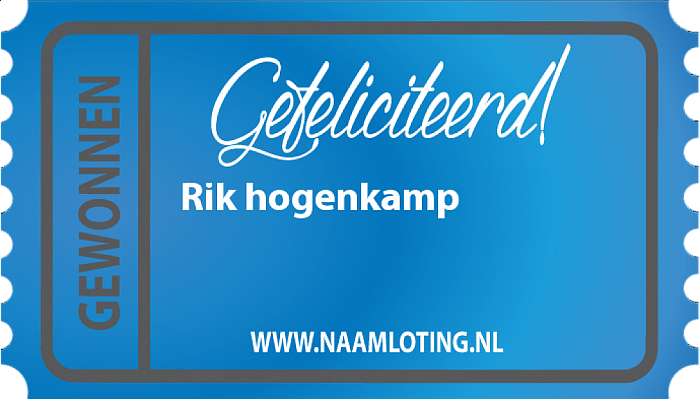 Winnaars kaarten Stone Rock Festival