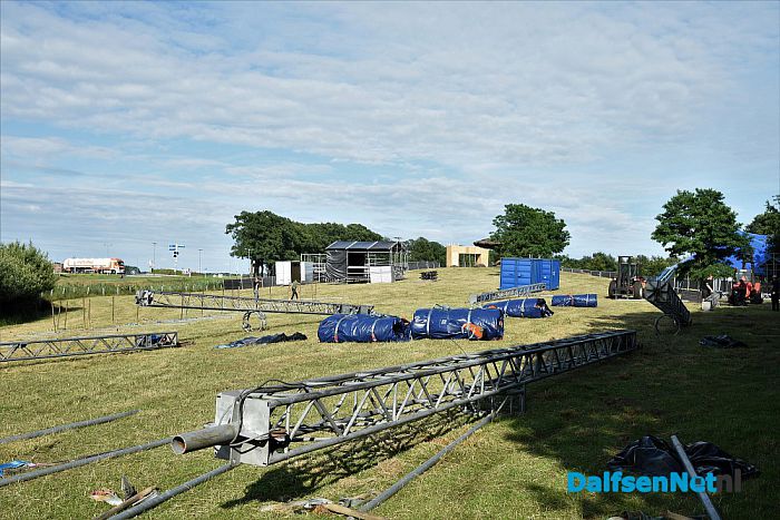 Opbouw Stone Rock Festival gaat als een speer - Foto: Johan Bokma