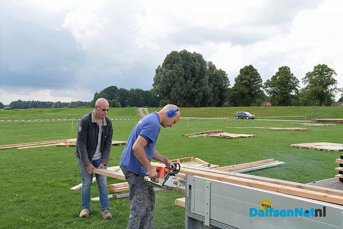 Voorbereidingen Timmerweek Dalfsen gestart. - Foto: Johan Bokma
