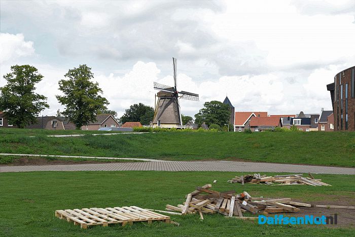 Voorbereidingen Timmerweek Dalfsen gestart. - Foto: Johan Bokma