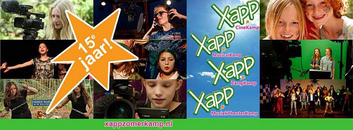 Kinderen leren acteren en filmen tijdens Xapp zomerkampen