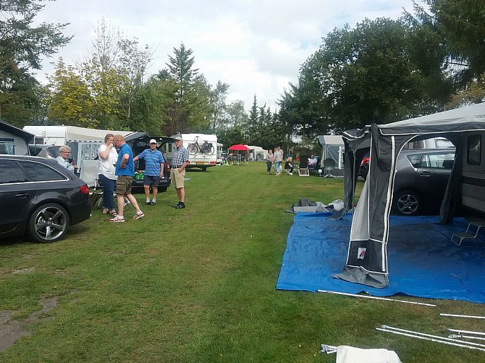 Het is een komen en gaan op Dalfser campings - Foto: Eigen geleverde foto
