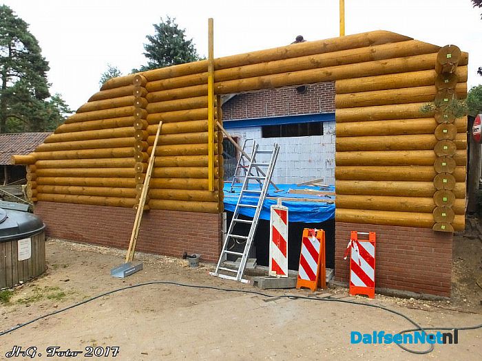 Uitbreiding Café Calluna vordert gestaag. - Foto: H.G. Foto