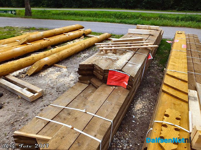 Uitbreiding Café Calluna vordert gestaag. - Foto: H.G. Foto