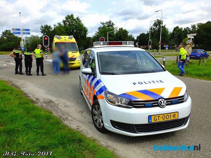 Fietser komt ernstig ten val. - Foto: H.G. Foto