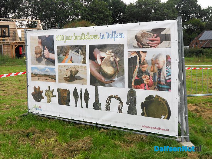 Ook vandaag nog drukte bij schatgraven
