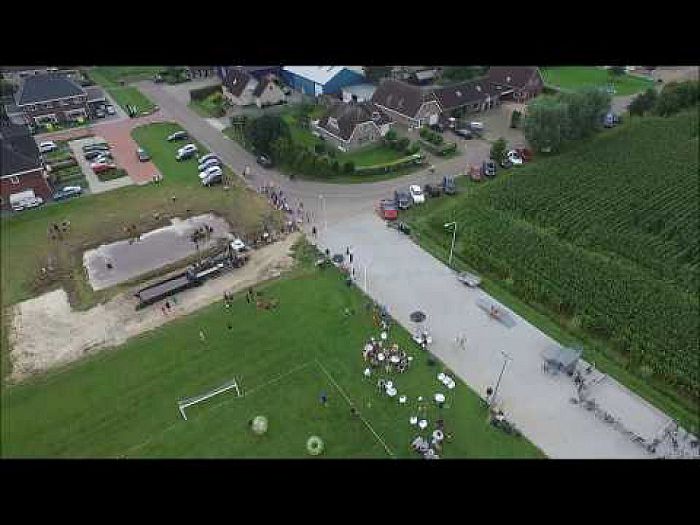Korte video impressie van boven oranjefeest Oudleusen