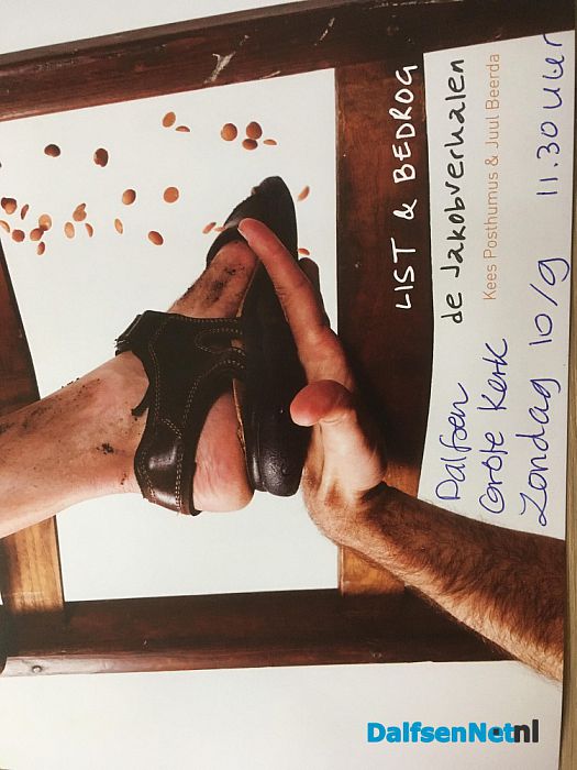 Verhalenverteller Kees Posthumus in Grote Kerk Dalfsen - Foto: Ingezonden foto