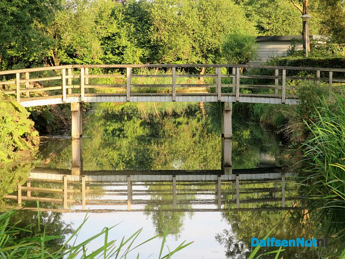 Waterspiegeling bij stralend zomerweer - Foto: Wim
