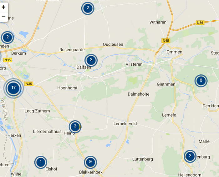 Misdaadkaart laatste 3 maanden
