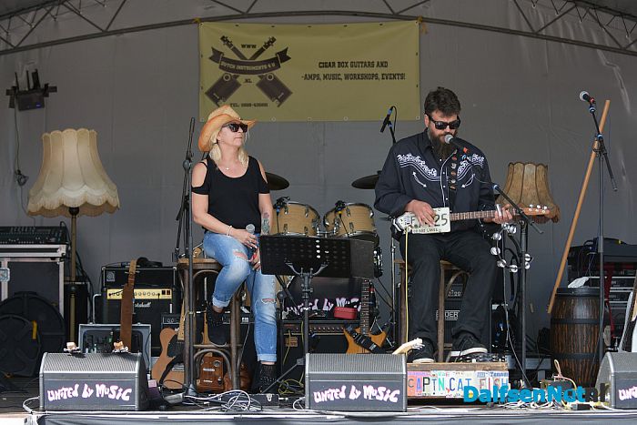 Delta Calluna vierde een cigar box feestje waar de rook vanaf krulde! - Foto: Johan Bokma