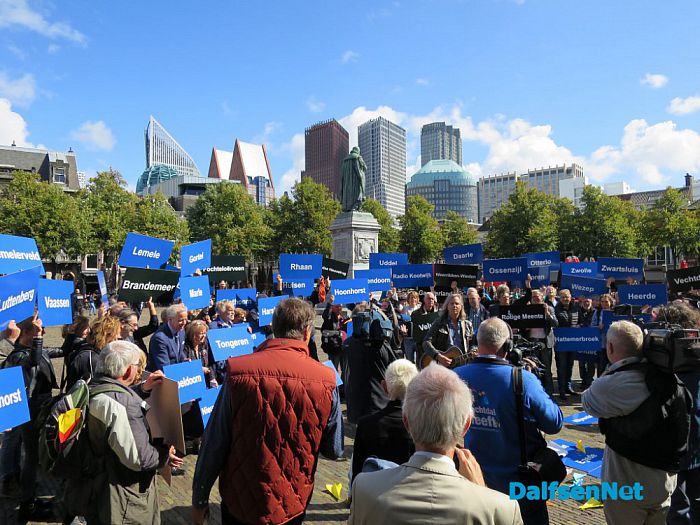 Protest in Den Haag “Hoog Overijssel” groot succes - Foto: Wim