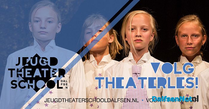 Jeugdtheaterschool Dalfsen start het nieuwe seizoen - Foto: Ingezonden foto