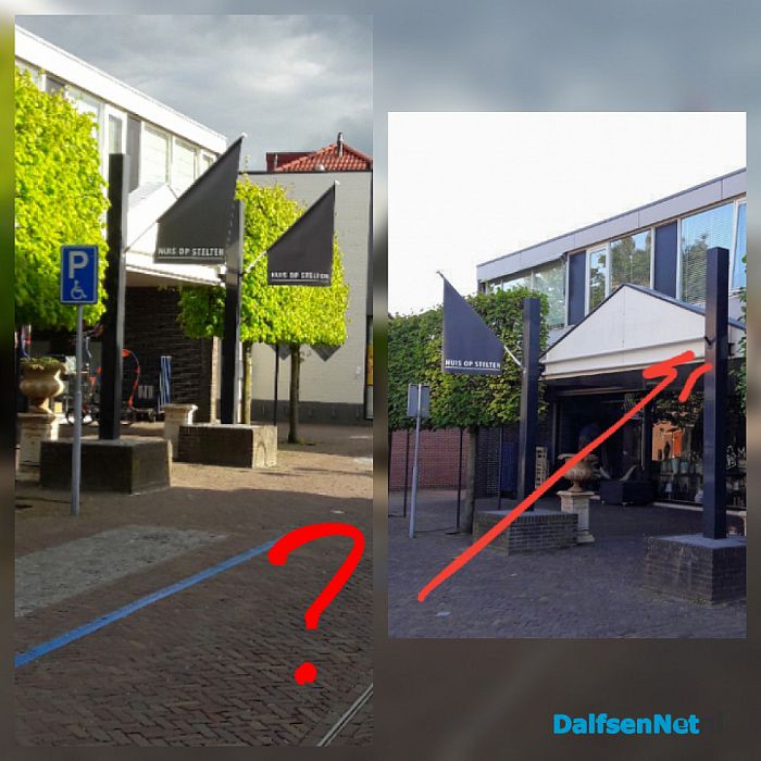 Vlag weg… - Foto: Ingezonden foto
