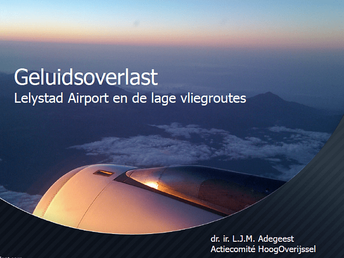 Studie HoogOverijssel: geluidscontouren Lelystad Airport groter - Foto: Eigen geleverde foto