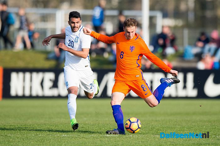 Oranje Onder 20 traint bij SV Dalfsen