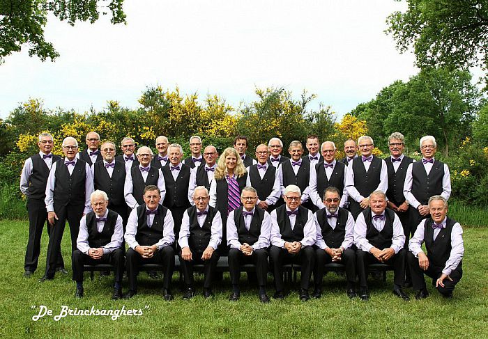 “De Brincksanghers” uut Havelte treden op in Dalfsen - Foto: Eigen geleverde foto