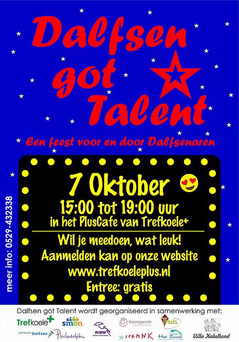 Trefkoele + organiseert Dalfsen got talent