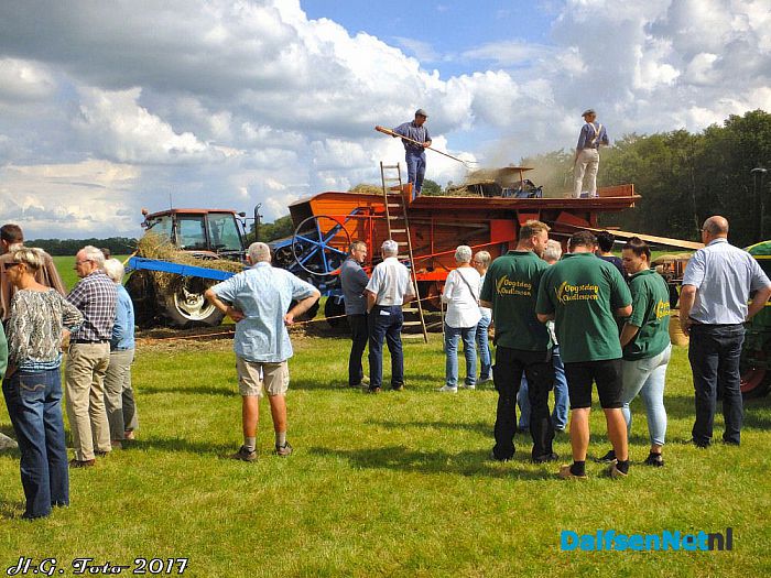 Oogstdag Oudleusen weer een succes. - Foto: H.G. Foto